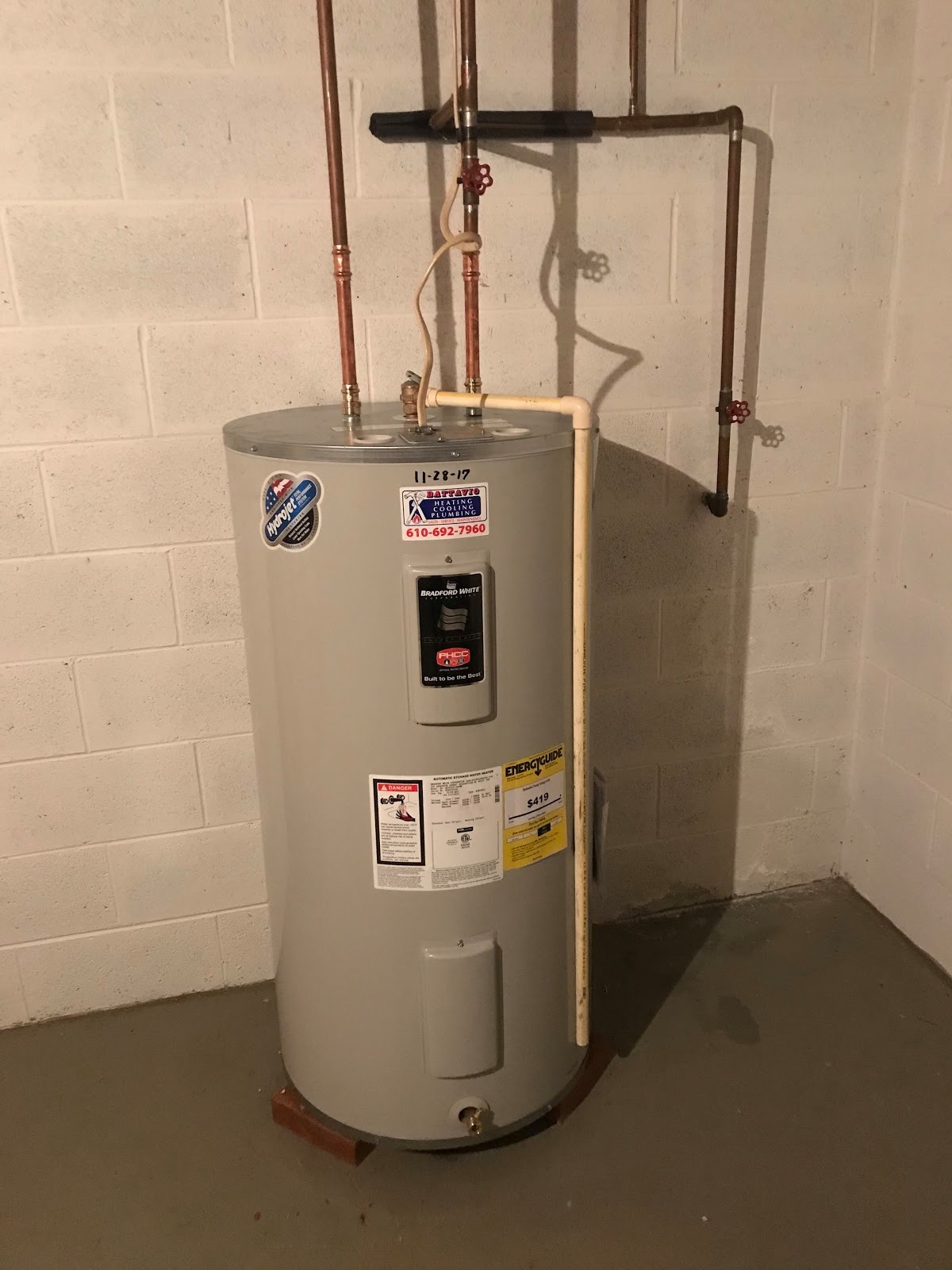 Backflow prevention system installed by a leading plumbing company in Chester County, PA, Battavio Plumbing Heating and Cooling