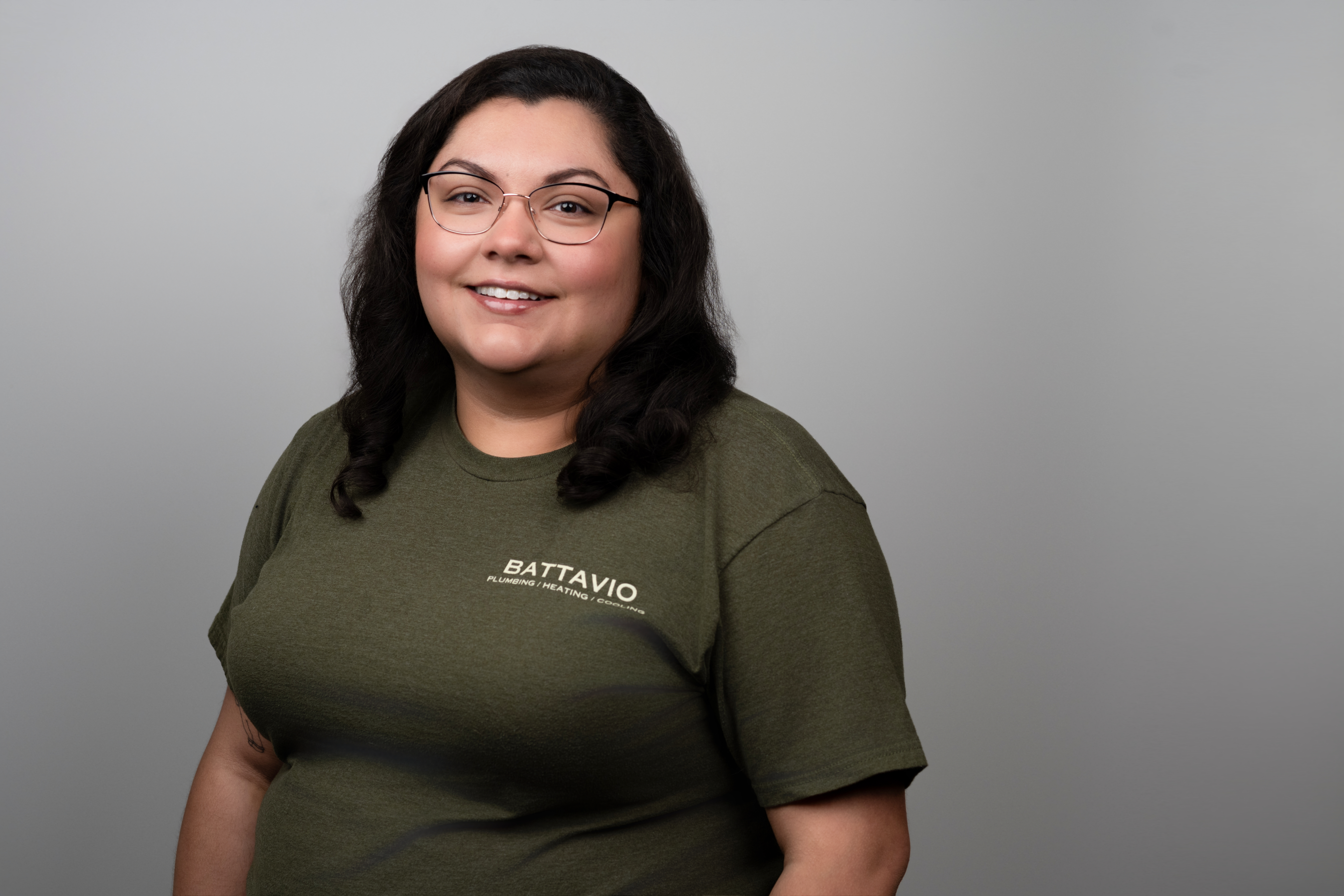 Battavio Plumbing Heating and Cooling Technician performing HVAC services, ensuring efficient cooling system maintenance and repairs in Chester County, PA