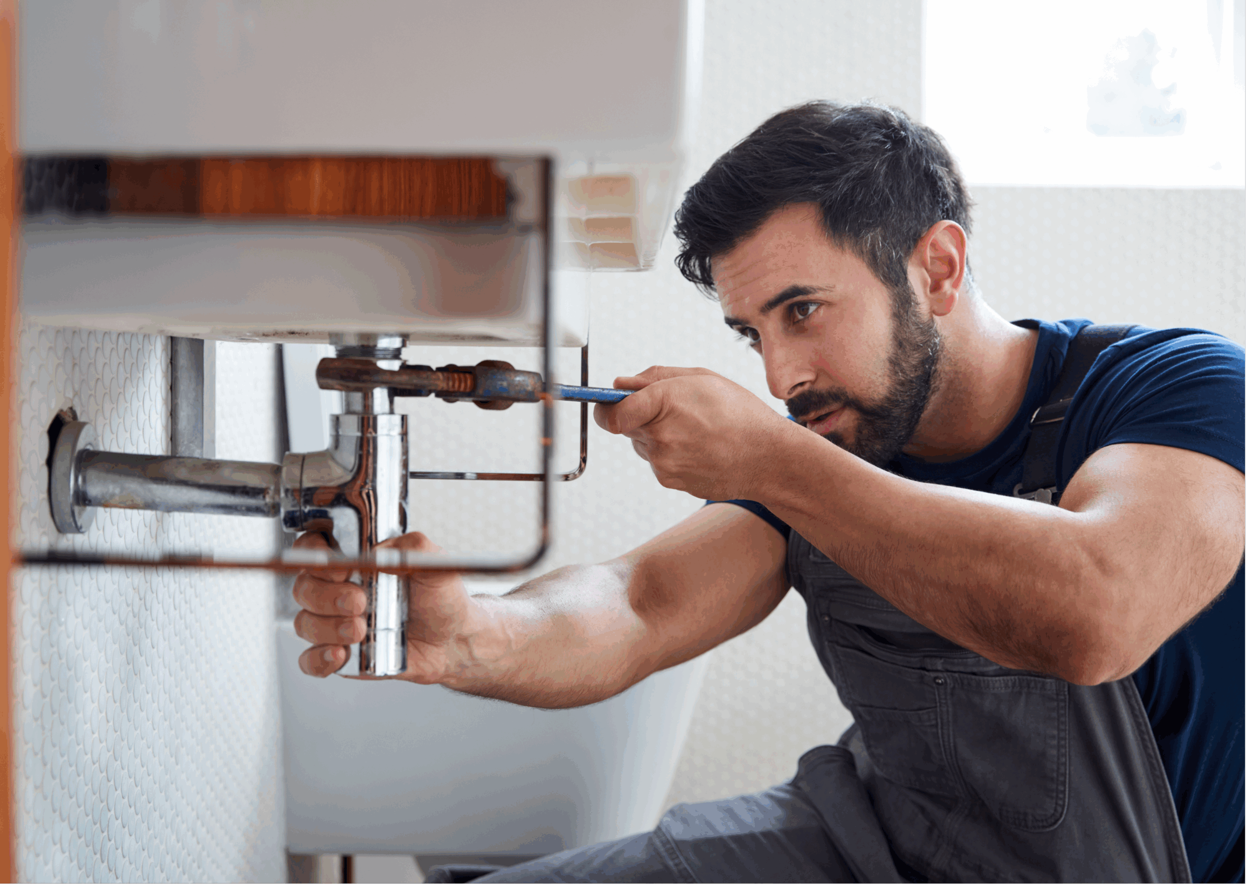 Fixture Replacement and Upgrades close-up picture of leaking pipe showing the importance of why you need to hire a plumber for leaks to address water damage and plumbing issues