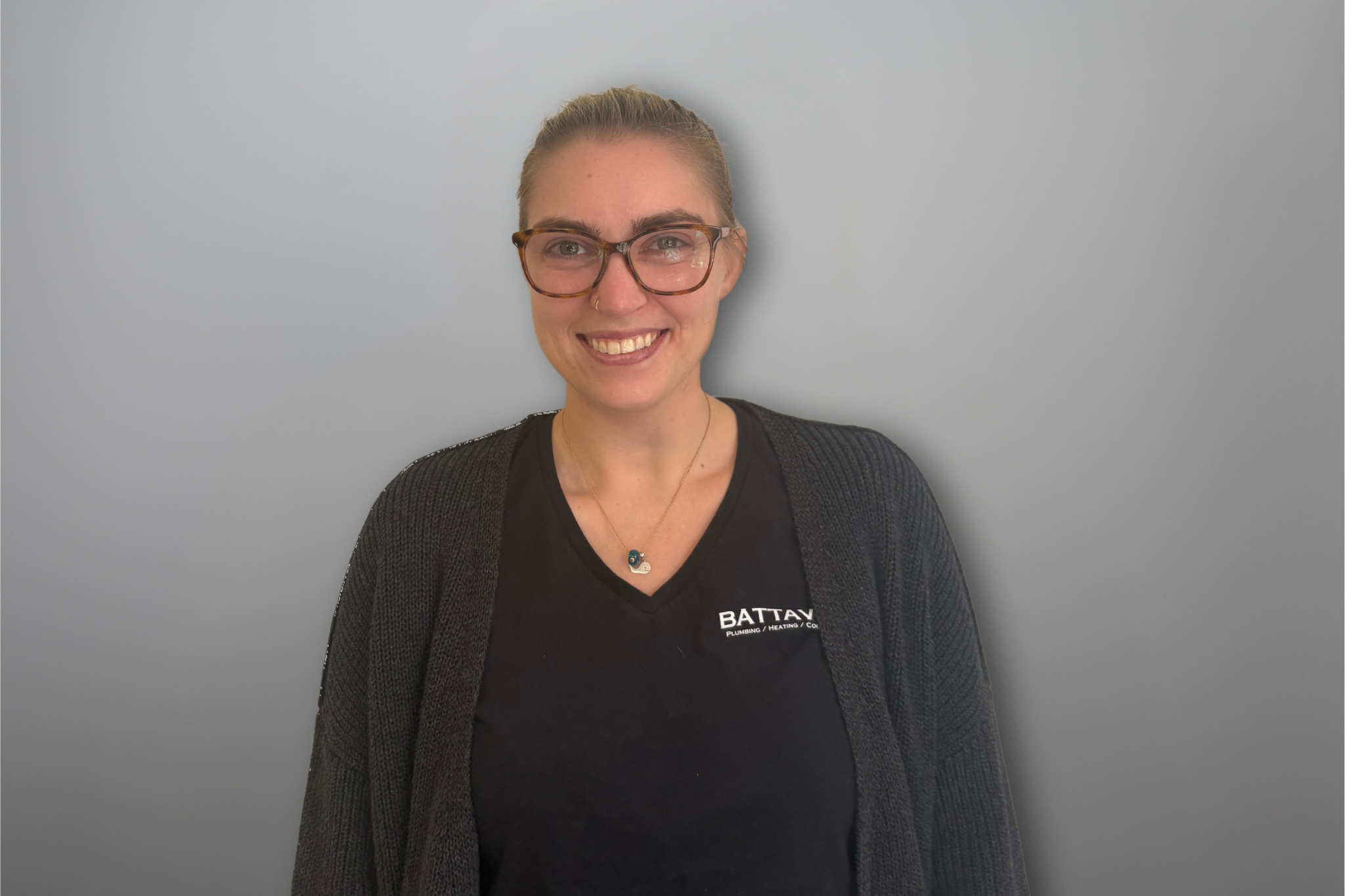 Battavio Plumbing Heating and Cooling Technician performing HVAC services, ensuring efficient cooling system maintenance and repairs in Chester County, PA