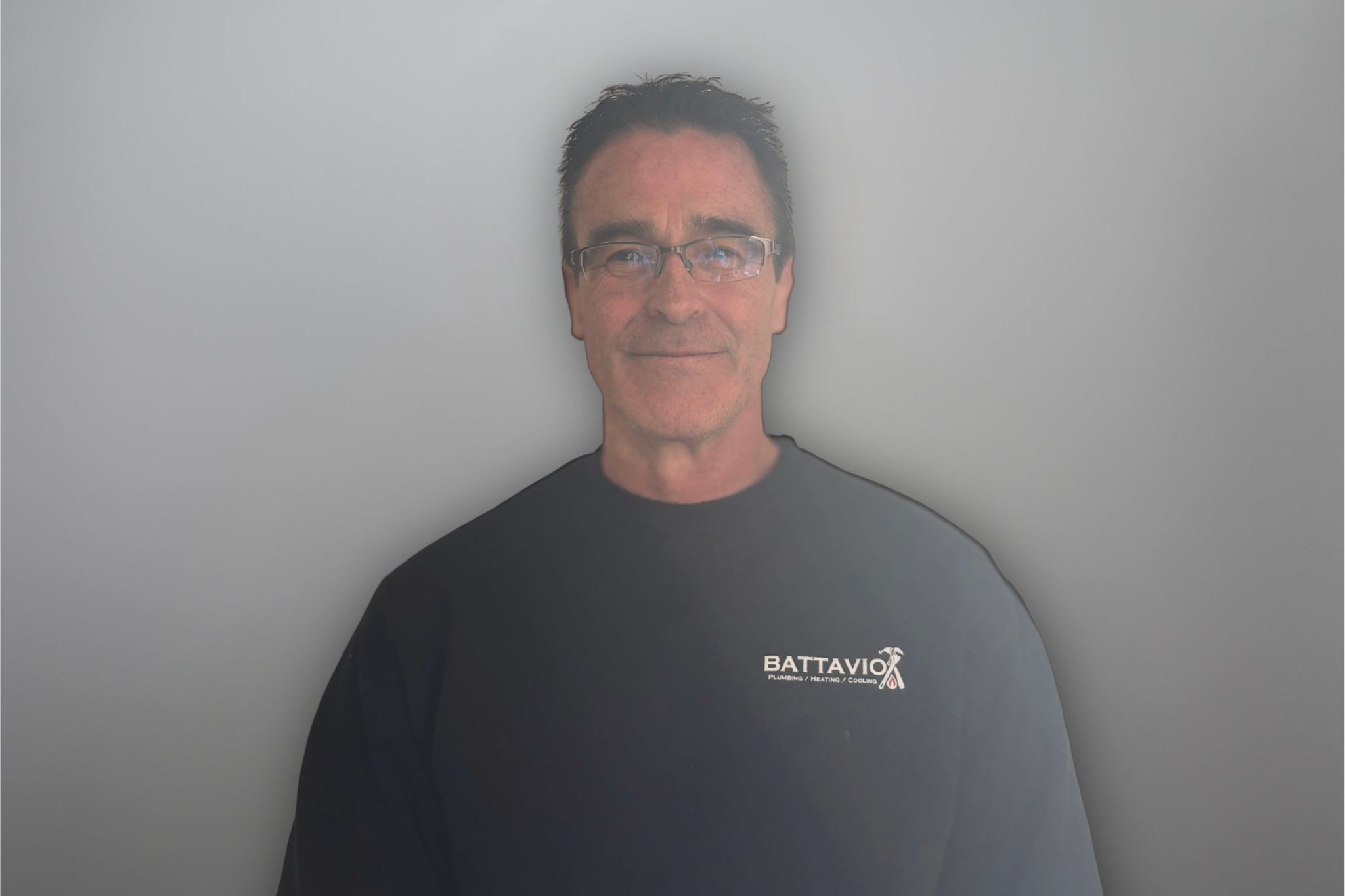 Battavio Plumbing Heating and Cooling Technician performing HVAC services, ensuring efficient cooling system maintenance and repairs in Chester County, PA